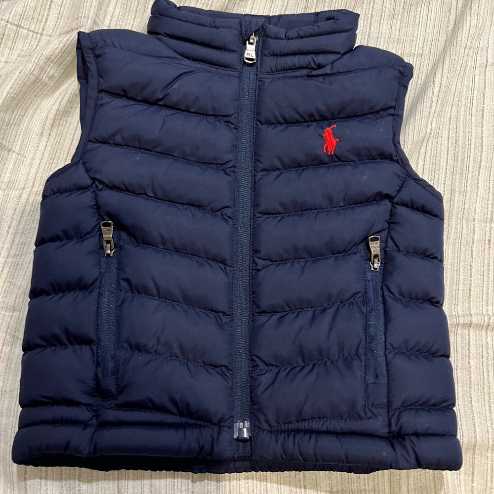 Ralph Lauren Toddler Boys Navy Vest